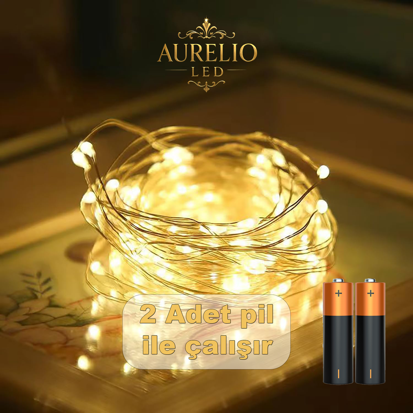 3 Metre Pilli Peri Led Işık