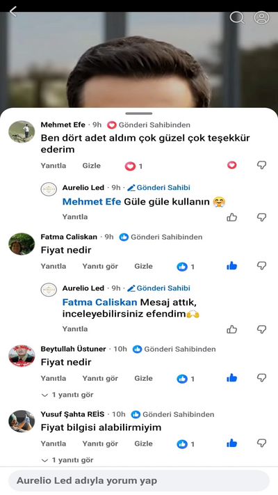 Müşteri WhatsApp Yorumu