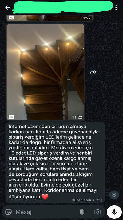Müşteri WhatsApp Yorumu