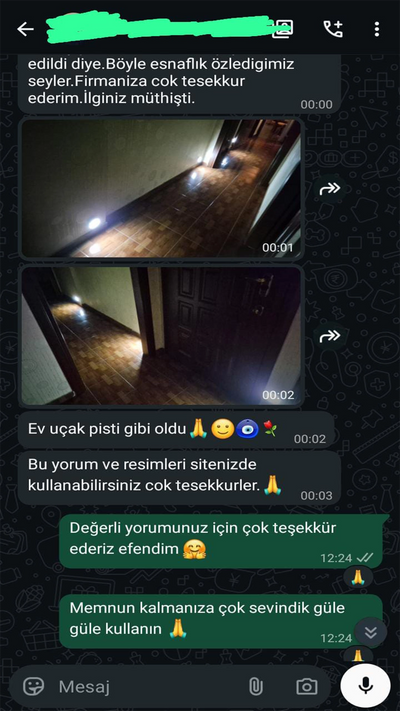Müşteri WhatsApp Yorumu